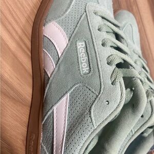 Reebok Green Suede Sneakers